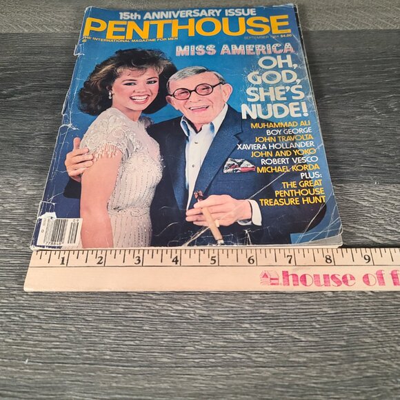 Vintage Penthouse 15th Anniversary Issue September 1984 George Burns - Picture 13 of 14